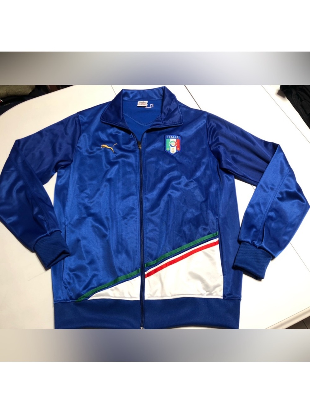 Vintage Puma Italy Blue Track Jacket